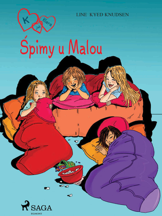 okładka K jak Klara 4 - Śpimy u Malou ebook | epub, mobi | Line Kyed Knudsen