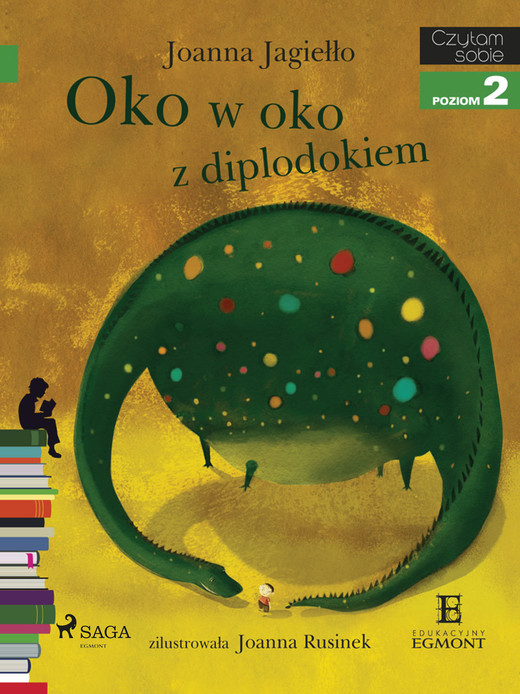 okładka Oko w oko z diplodokiem ebook | epub, mobi | Joanna Jagiełło