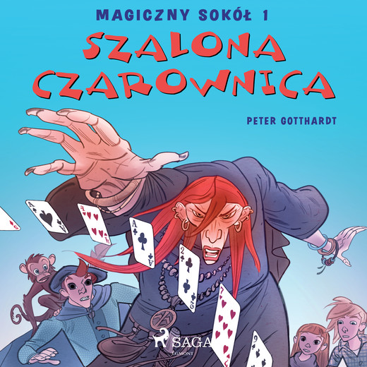 okładka Magiczny sokół 1 - Szalona Czarownica audiobook | MP3 | Gotthardt Peter