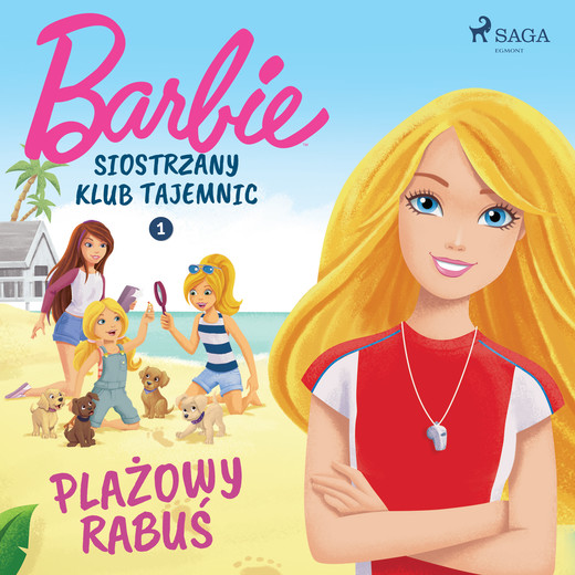 okładka Barbie - Siostrzany klub tajemnic 1 - Plażowy rabuś audiobook | MP3 | Mattel