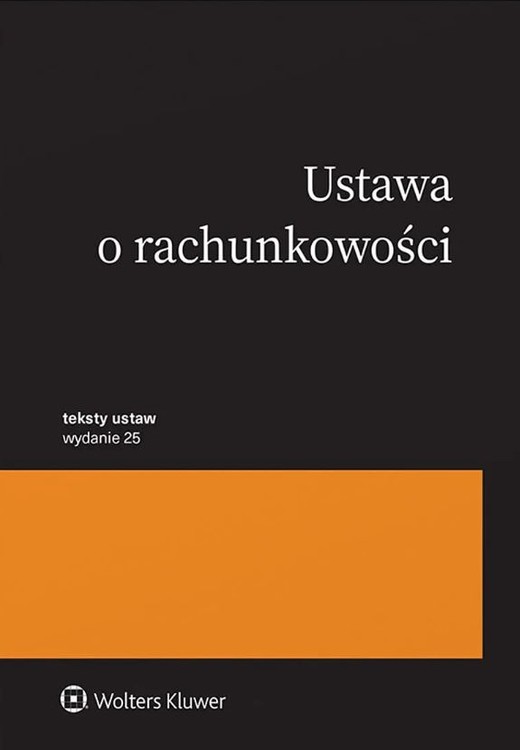 okładka Ustawa o rachunkowości książka