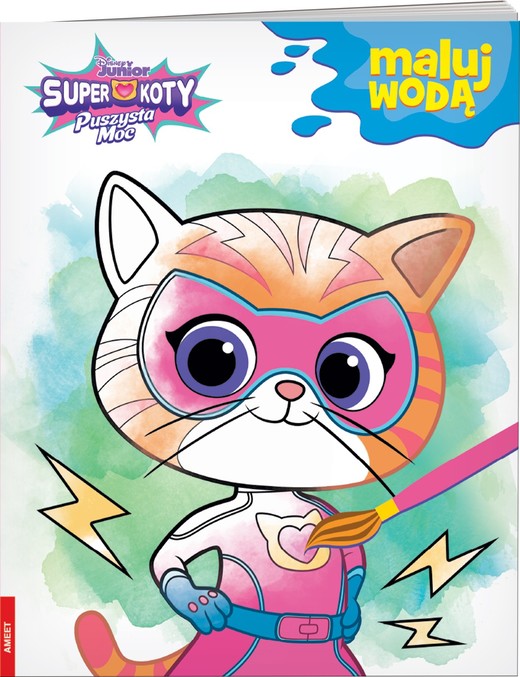okładka Disney Superkoty Maluj wodą MW-9122 książka