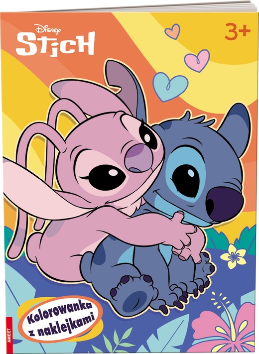 okładka Disney Stich kolorowanka z naklejkami NA-9135 książka