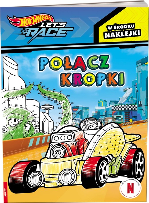 okładka Hot Wheels Let's Race połącz kropki SPCS-1601 książka
