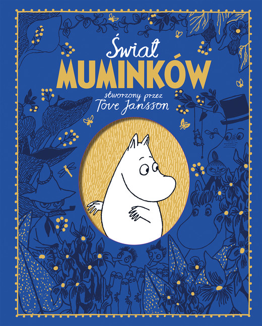 okładka Świat Muminków stworzony przez Tove Jansson książka | Frank CottrellBoyce