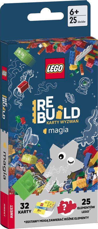 okładka Lego Books Rebuild karty wyzwań Magia ACP-6604 książka