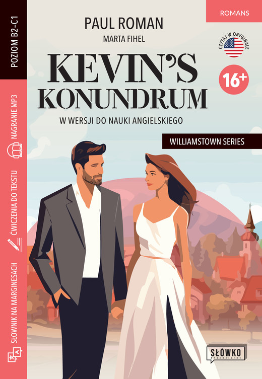 okładka Kevin's Konundrum w wersji do nauki angielskiego ebook | epub, mobi | Marta Fihel, Paul Roman