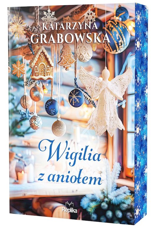 okładka Wigilia z aniołem, (ilustrowanene brzegi) książka