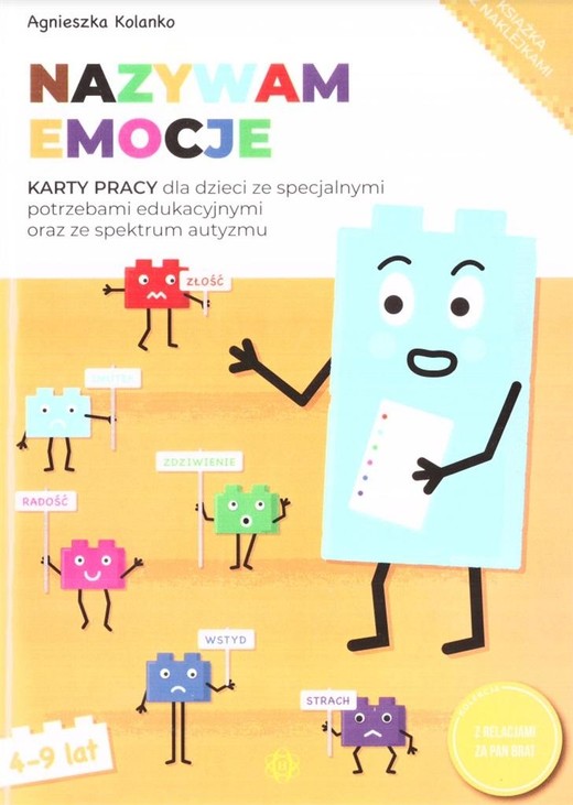 okładka Nazywam emocje. Karty pracy dla dzieci książka