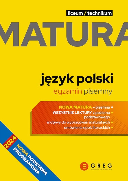 okładka Język polski. Egzamin pisemny. Repetytorium maturalne. Matura 2025 książka