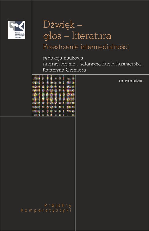 okładka Dźwięk – głos – literatura. Przestrzenie intermedialności ebook | epub, mobi, pdf | Praca zbiorowa