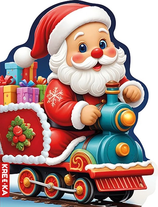 okładka Mikołaj w ciuchci książka