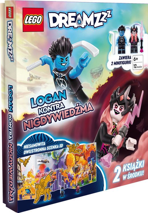 okładka Lego dreamzzz Logan kontra Nigdywiedźma Z ALB-5401 książka