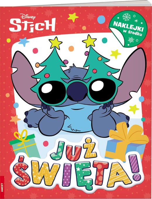 okładka Disney Stich Już Święta! ZIM-9107 książka