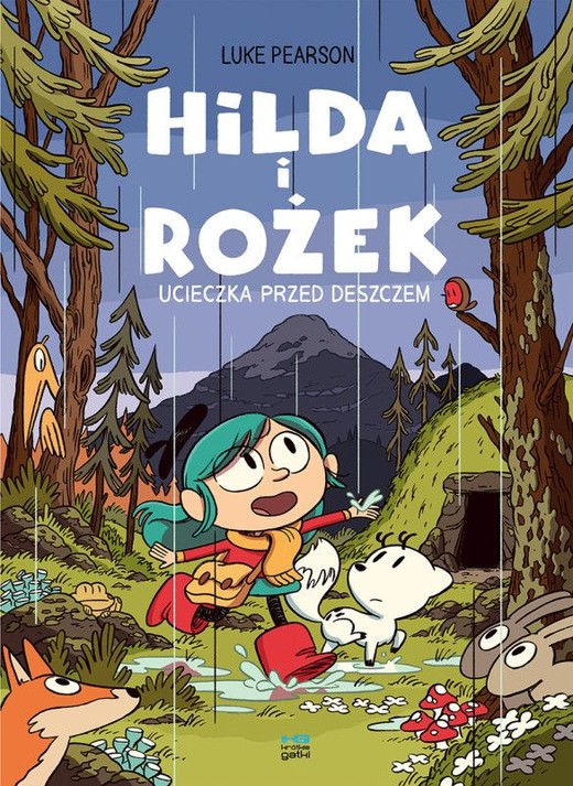 okładka Ucieczka przed deszczem. Hilda i Rożek książka
