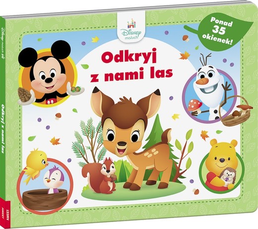 okładka Disney Maluch Odkryj z nami las OK-9202 książka
