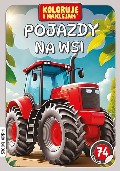 okładka Pojazdy na wsi. Koloruję i naklejam książka