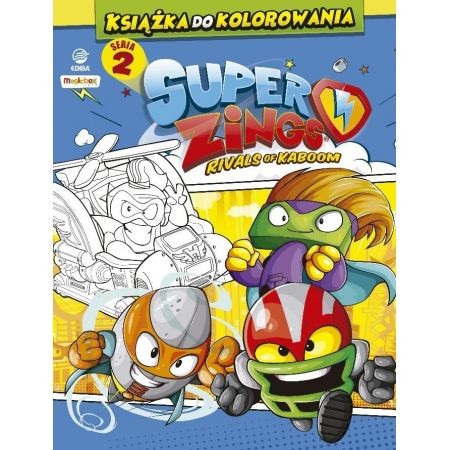 okładka SuperZings Książka do kolorowania Seria 5 książka | Opracowanie zbiorowe