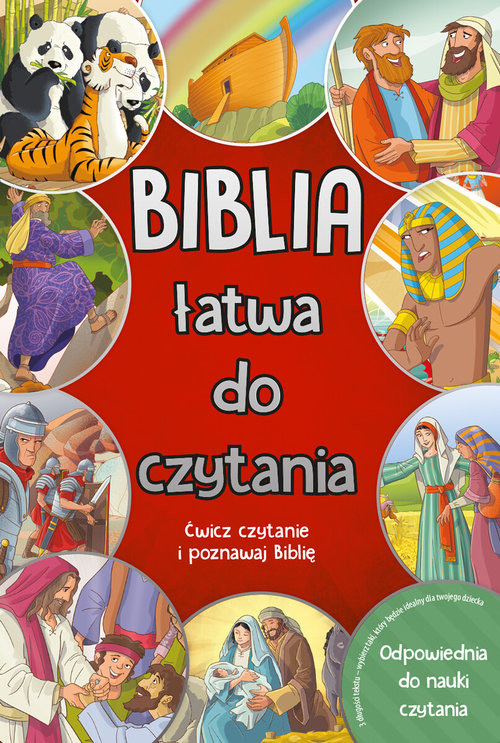 okładka Biblia łatwa do czytania Ćwicz czytanie i poznawaj Biblię książka