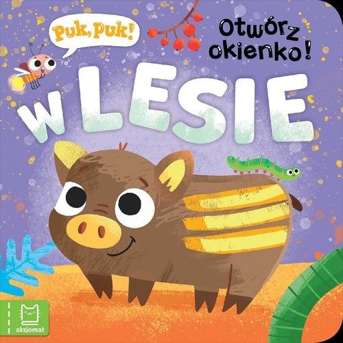 okładka Puk, puk! Otwórz okienko! W lesie książka