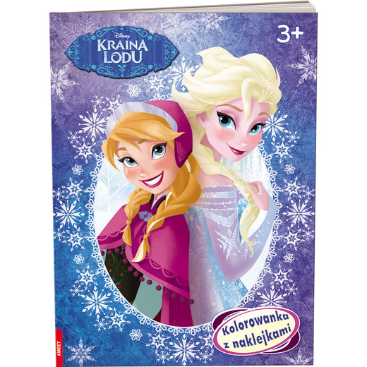okładka Kraina lodu Kolorowanka z naklejkami NA-9104 książka | Opracowanie zbiorowe