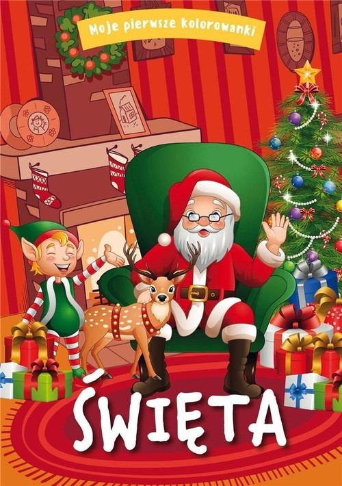 okładka Moje pierwsze kolorowanki Święta książka