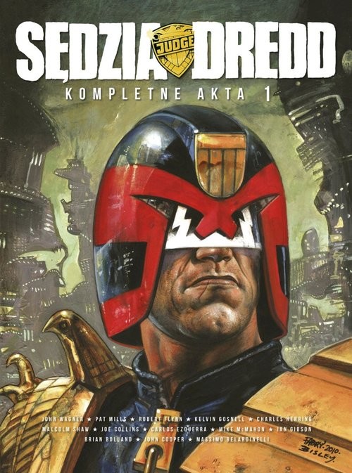 okładka Sędzia Dredd Kompletne akta 1 książka | Brian Bolland, John Wagner