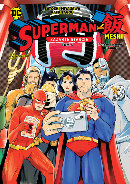 okładka Superman kontra Meshi. Zażarte starcie. Tom 3 wyd. 2024 książka