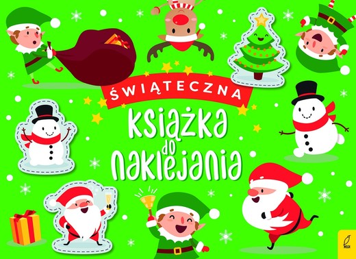 okładka Świąteczna książeczka do naklejania książka