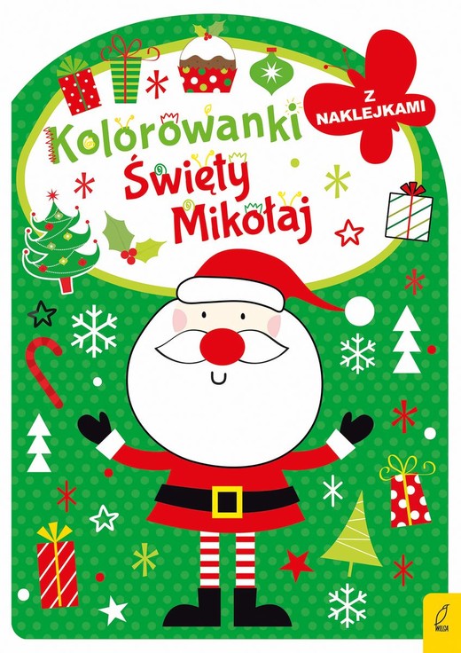 okładka Święty Mikołaj. Kolorowanka z wykrojnikiem książka