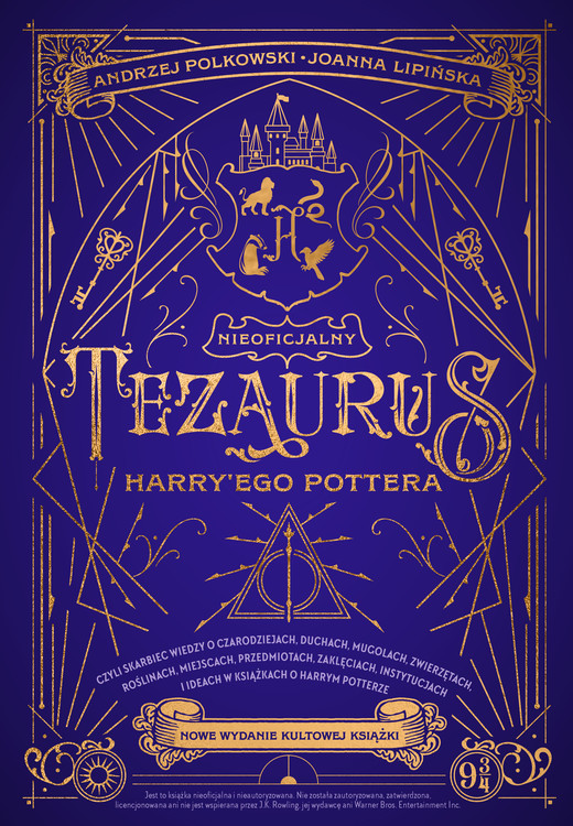 okładka Nieoficjalny Tezaurus Harry'ego Pottera ebook | pdf | Andrzej Polkowski, Joanna Lipińska