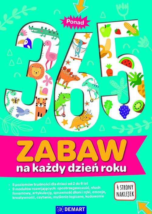 okładka Ponad 365 zabaw na każdy dzień w roku książka