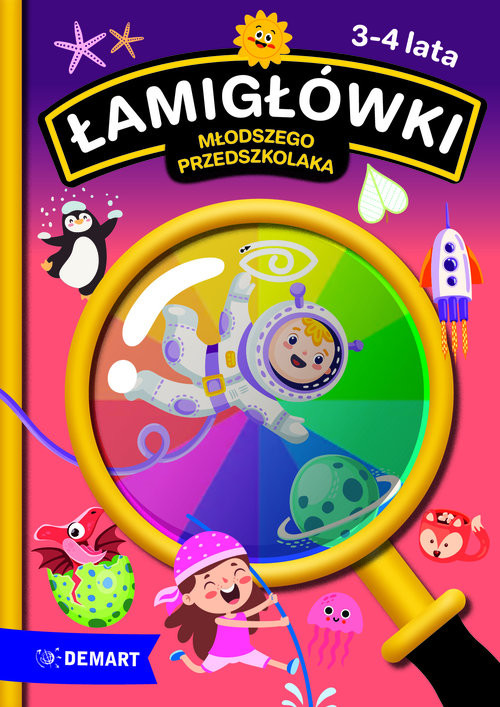 okładka Łamigłówki młodszego przedszkolaka książka