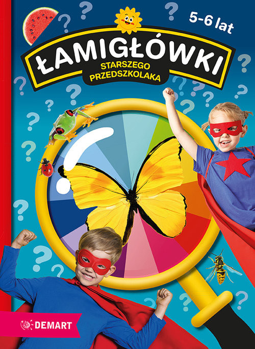 okładka Łamigłówki starszego przedszkolaka książka