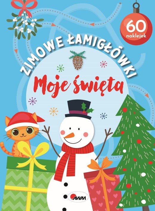 okładka Zimowe łamigłówki. Moje święta książka