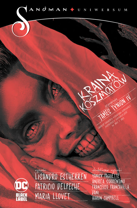 okładka Sandman Uniwersum. Kraina koszmarów. DC Black Label. Tom 1 książka