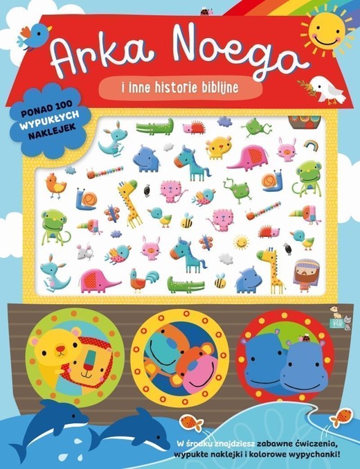 okładka Arka Noego. Ponad 100 wypukłych naklejek książka