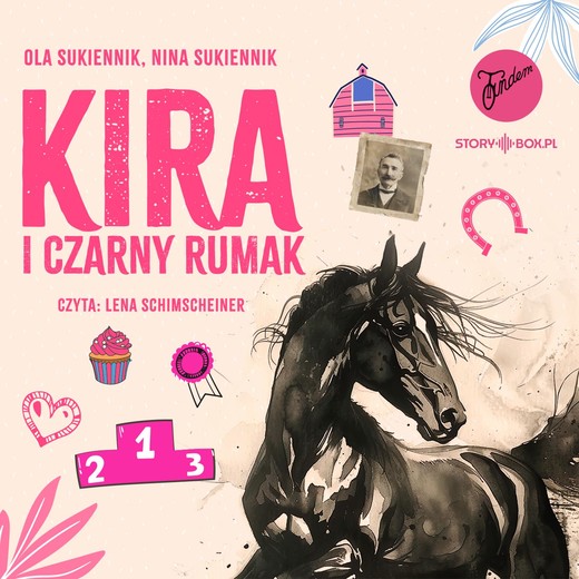 okładka Kira i Czarny Rumak audiobook | MP3 | Ola Sukiennik, Nina Sukiennik