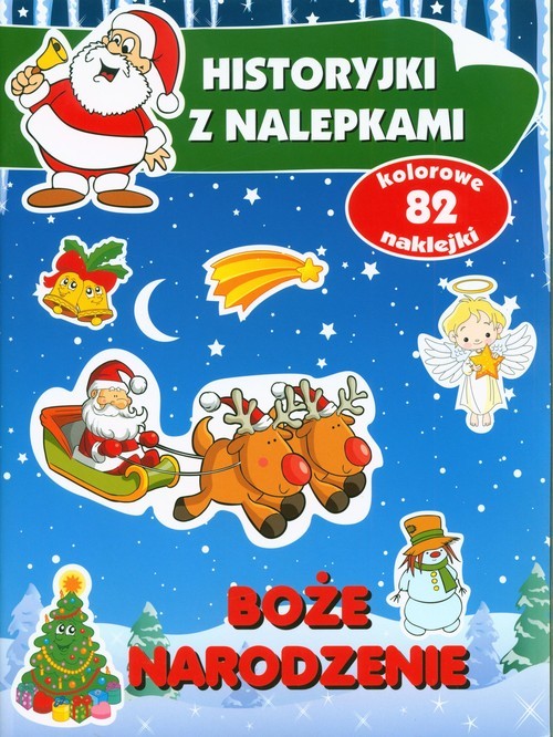okładka Boże Narodzenie Historyjki z nalepkami książka