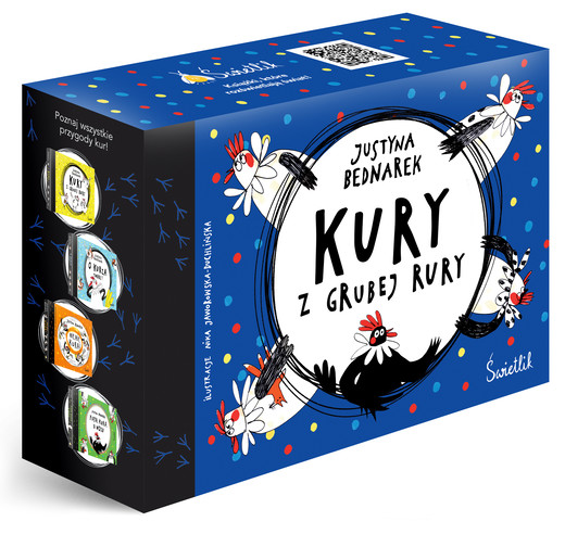 okładka Pakiet Kury z grubej rury / O kurza twarz! / Hip, hip, KURA! / Piąta kura u wozu książka