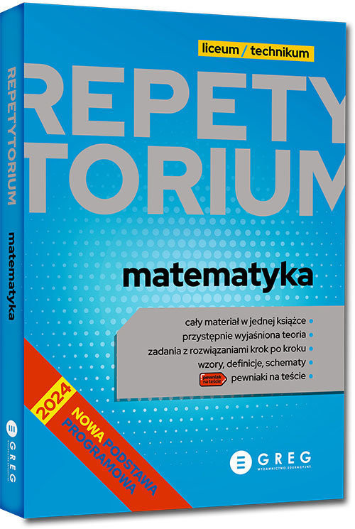 okładka Matematyka Repetytorium Liceum i technikum książka
