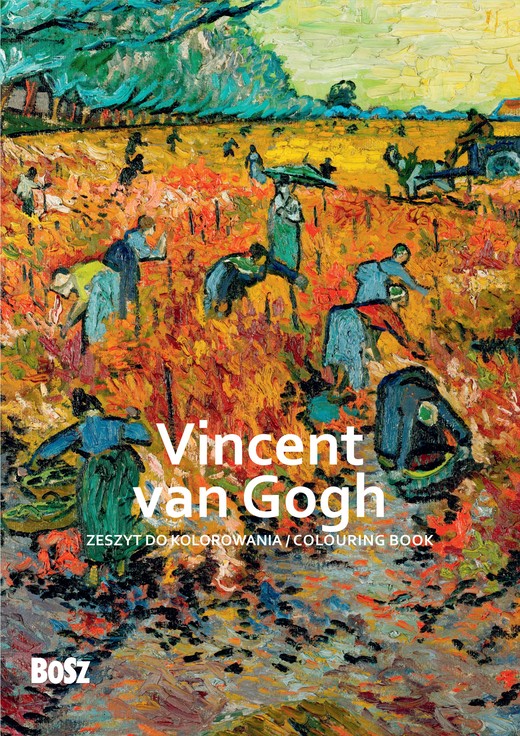 okładka Vincent van Gogh. Zeszyt do kolorowania książka