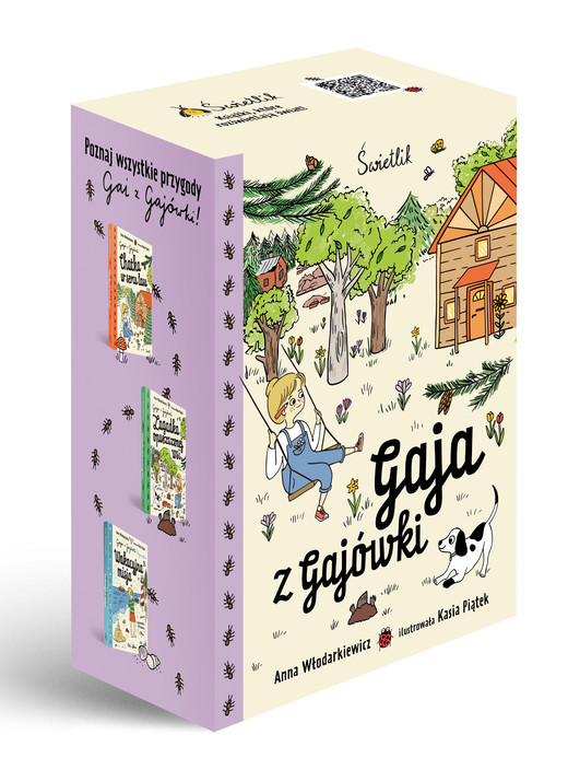okładka Pakiet Chatka w sercu lasu / Zagadka opuszczonej wsi / Wakacyjna misja. Gaja z Gajówki. Tomy 1-3 książka