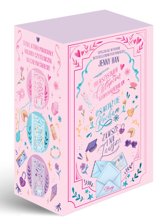okładka Pakiet Do wszystkich chłopców, których kochałam / P.S. Wciąż cię kocham / Zawsze i na zawsze wyd. 2024 książka