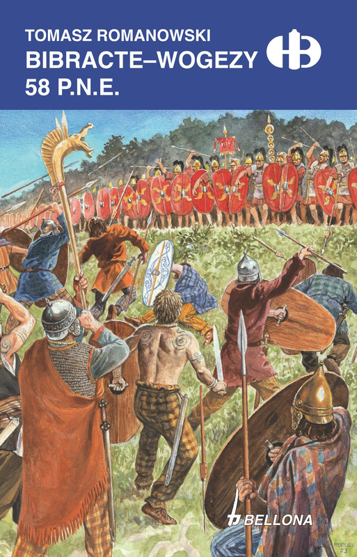 okładka Bibracte-Wogezy 58 p.n.e. ebook | epub, mobi | Romanowski Tomasz