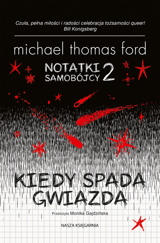 okładka Notatki samobójcy 2. Kiedy spada gwiazda ebook | epub, mobi | Michael Thomas Ford