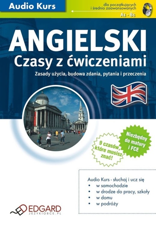 okładka Angielski Czasy z ćwiczeniami audiobook | MP3 | Autor zbiorowy