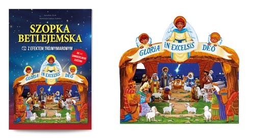 okładka Szopka Betlejemska z efektem trójwymiarowym książka | Zych Jarosław