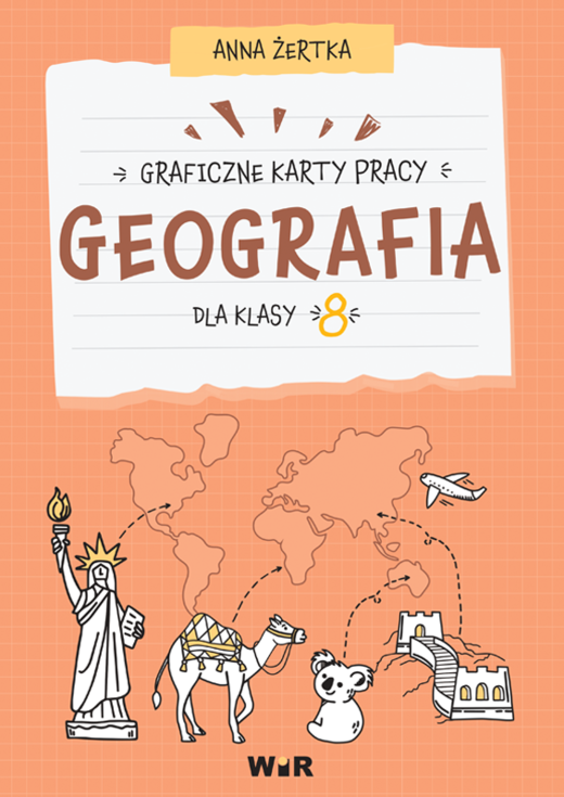 okładka Geografia graficzne karty pracy dla klasy 8 książka