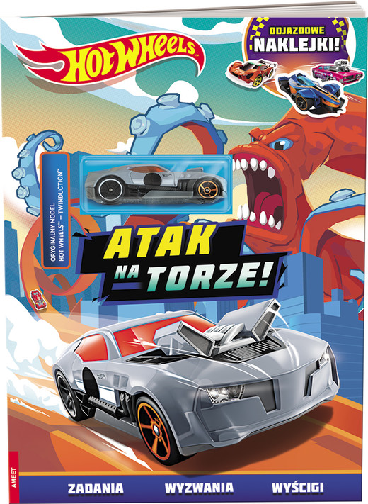 okładka Hot Wheels Atak na torze! FLA-1601 książka
